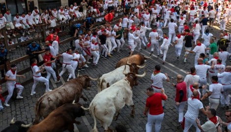 In Südfrankreich ist am Donnerstagabend ein Mann bei einem Stierlauf ums Leben gekommen ...