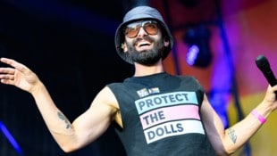 Sänger Conchita Wurst bei der Vienna Pride
