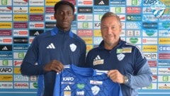 Habib Anas Coulibaly und sein Trainer Manfred Schmid