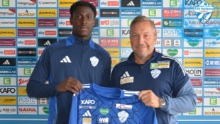 Habib Anas Coulibaly und sein Trainer Manfred Schmid