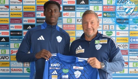 Habib Anas Coulibaly und sein Trainer Manfred Schmid
