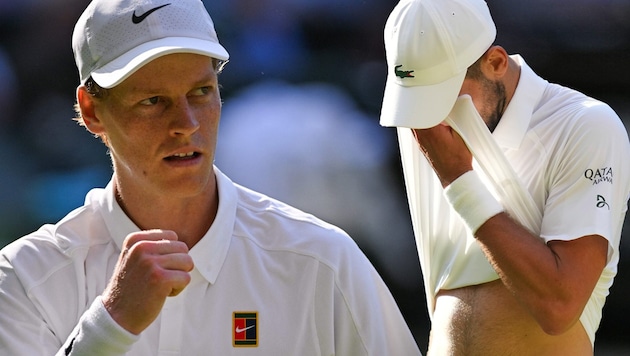 Jannik Sinner ließ Novak Djokovic keine Chance.