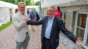 Onkologen Matthias Vavrovsky (li.) übernahm von Karl Forstner
