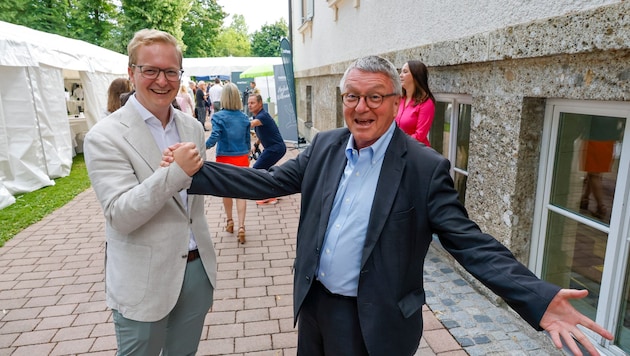 Onkologen Matthias Vavrovsky (li.) übernahm von Karl Forstner