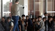 Gerettete Migranten auf Kreta