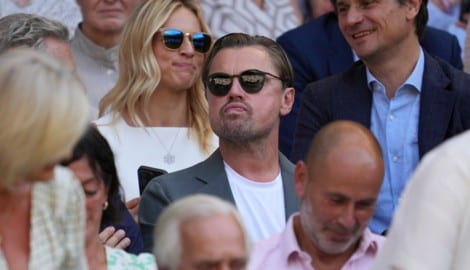 Lara Gut-Behrami nahm unmittelbar hinter Leonardo DiCaprio Platz.