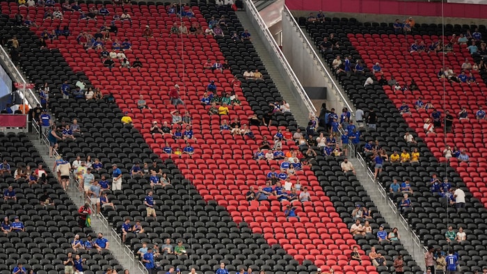 Bei Chelseas Auftaktmatch gegen Los Angeles FC blieben die Zuschauerränge weitgehend leer.