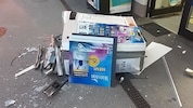 Der Zigarettenautomat hat nur noch Schrottwert.