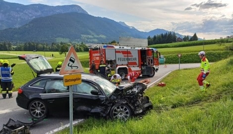 Drei Feuerwehren, Polizei, das Rote Kreuz und die Crew des C14 waren im Einsatz