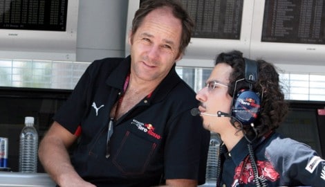 Gerhard Berger arbeitete mit Laurent Mekies bei Toro Rosso zusammen.