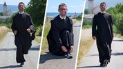 Ob laufend oder gehend – Pater Clemens Hainzl trainiert bereits fleißig für den „Marathon der ...