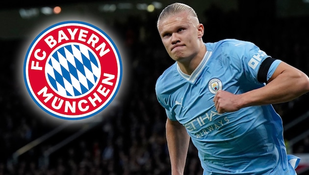 Erling Haaland (re.) verhandelte als Teenager mit dem FC Bayern.