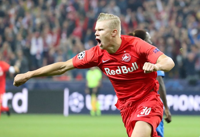Erling Haaland ging für RB Salzburg auf Torejagd