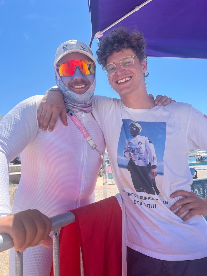 Karim Hadaya, der Valentin Bontus beim Olympiasieg in Marseille begleitete, war einer der ...