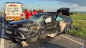 Bei diesem schweren Crash bei Enzersdorf an der Fischa starb heuer ein Autolenker.