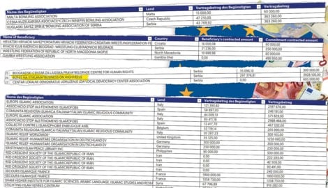 Die „Krone“ bringt die komplette Förder-Liste von 37.000 NGOs, die Geld weltweit bekommen.
