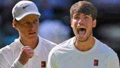 Jannik Sinner und Carlos Alcaraz