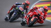 Marc Marquez (re.) peilt den nächsten Sieg an.
