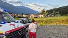 Der Notarzthubschrauber „Christophorus 1“ war in Tulfes im Einsatz.