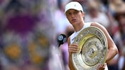 Iga Swiatek gewann am Samstag ihren ersten Wimbledon-Titel.