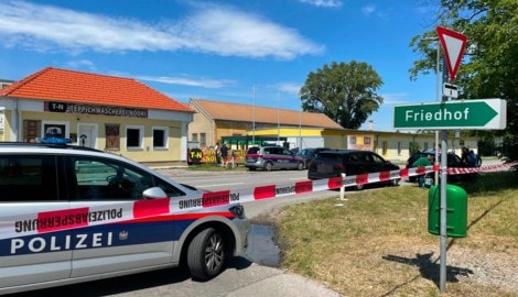 Zu den tödlichen Schüssen war es gegenüber eines Friedhofs in Traiskirchen gekommen. 