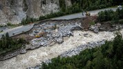 Das Hochwasser an der Ötztaler Ache im Sommer 2023 führte zu enormen Schäden im Bereich der ...