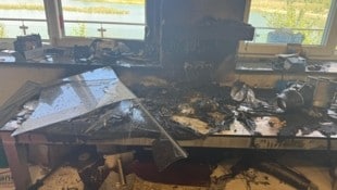 Ein defekter Akku dürfte den Brand ausgelöst haben.