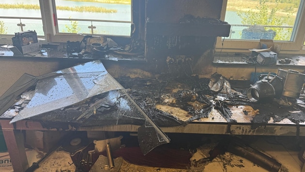 Ein defekter Akku dürfte den Brand ausgelöst haben.