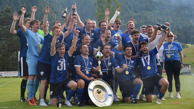 Makellos! Gitschtal feierte eine Saison ohne Niederlage.