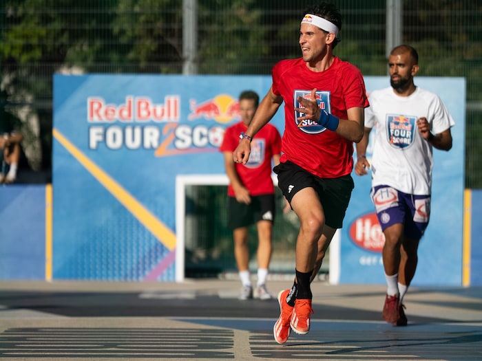 Dominic Thiem war als aktiver Spieler dabei.