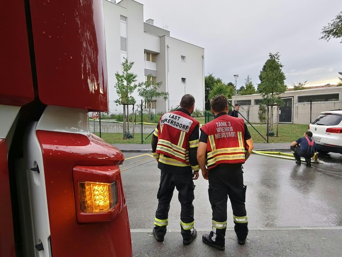 Zahlreiche Bäume stürzten um, mehrere Keller und Tiefgaragen wurden überflutet, berichtete die ...