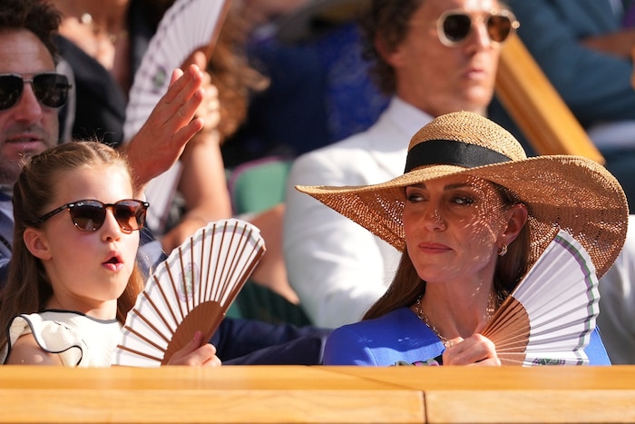 Prinzessin Charlotte fieberte beim Wimbledon-Finale mit.
