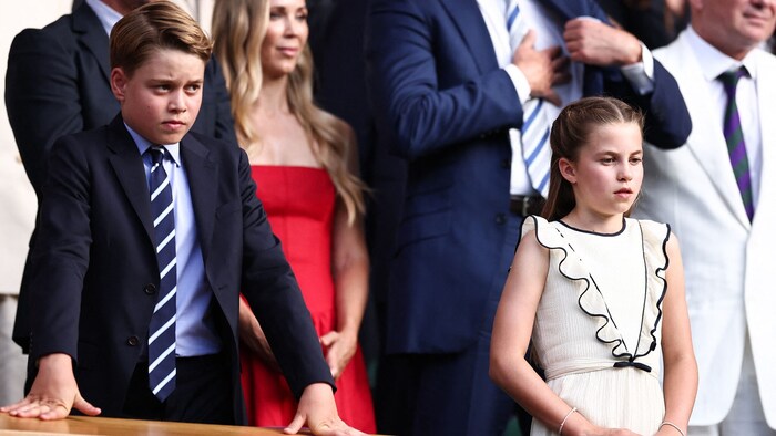 Wie Mama Kate sind George und Charlotte große Tennis-Fans.