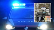 Die Polizei kam dem Verdächtigen auf der Spur. Im kleinen Bild die sichergestellten Drogen und ...