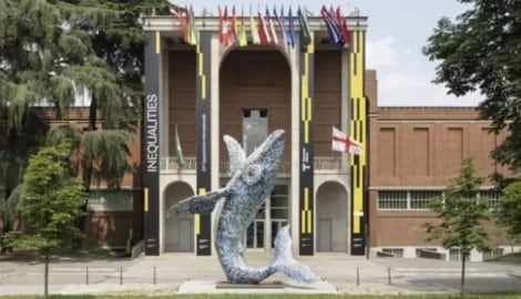 Die Installation symbolisiert bedrohte Tierarten und ist Teil von Allegruccis Projekt „Die ...
