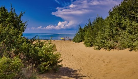An einem Strand bei Montalto di Castro kam es zu dem Unglück. 