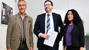 Klaus Widl (Behindertenrat), Florian Horn (Liga für Menschenrechte) und Shoura Zehetner-Hashemi ...