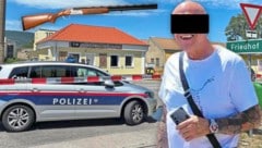 Nach dem Blutbad nahm sich der verdächtige Schütze an den nahe gelegenen Weinstöcken das Leben.