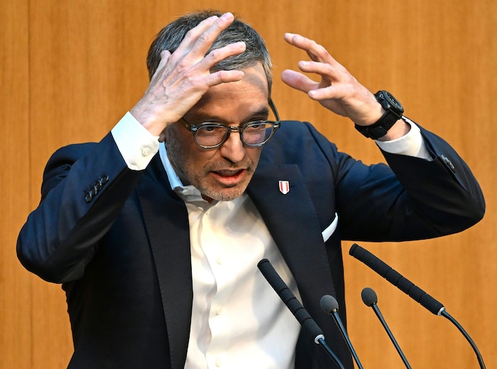 Kann Vorwürfe der Russlandnähe nicht mehr hören: Herbert Kickl