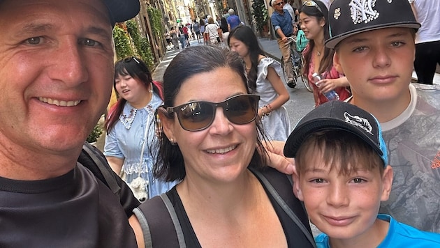 Das Bild entstand am Vortag, als der Roadtrip durch Italien noch unbeschwert war