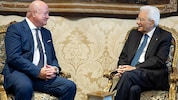 Bundeskanzler Christian Stocker im Gespräch mit Italiens Staatspräsident Sergio Mattarella