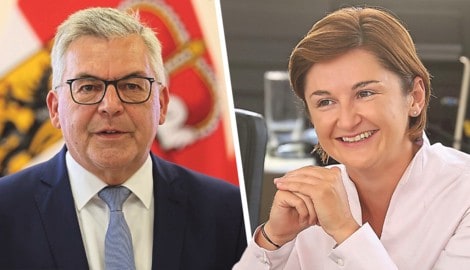 Ein Herz und eine Seele? Landesrat Josef Schwaiger (ÖVP) bekommt viel Rückhalt von Landes-Vize ...