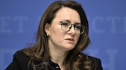 Julia Swyrydenko kümmert sich seit Kriegsbeginn um das Anwerben internationaler Hilfen und ...