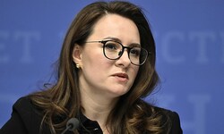 Julia Swyrydenko kümmert sich seit Kriegsbeginn um das Anwerben internationaler Hilfen und ...
