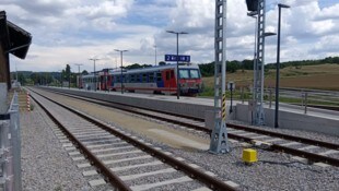 Zwei deutsche Sprayer suchten nächtens den Bahnhof Horn heim. 