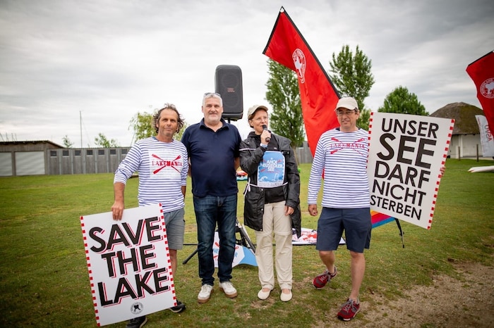 Michael Oberhauser, der Ruster Stadtchef Gerold Stagl, Anja Haider-Wallner und Josef Burkhardt ...