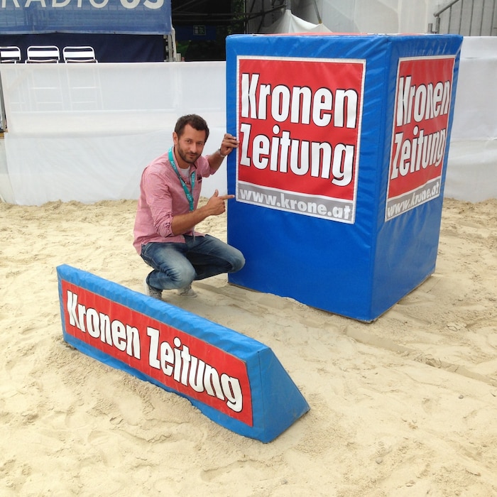 Gründungsmitglied der „Beach Krone“: Thomas Leitner