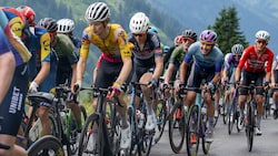 Jannis Peter (gelbes Trikot) fuhr auf den neunte Platz in der Gesamtwertung.