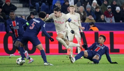 Amar Dedic (Mitte) verlässt Red Bull Salzburg. 