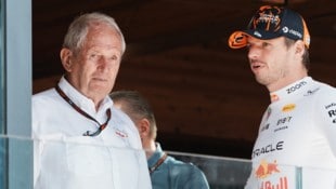 Helmut Marko (li.) und Max Verstappen ärgerten sich über die Rennleitung.